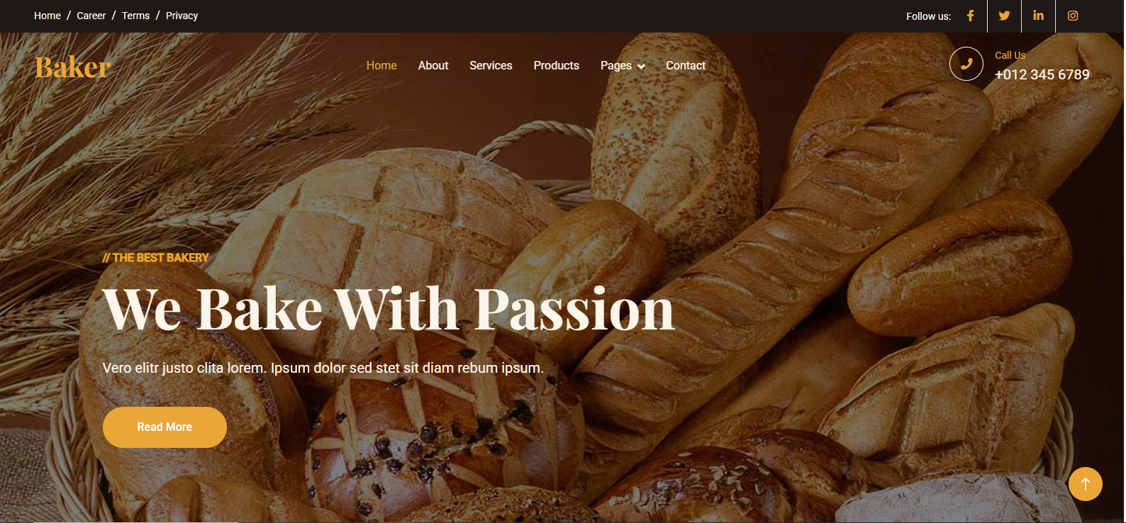 Template boulangerie